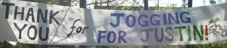 jogging for justin